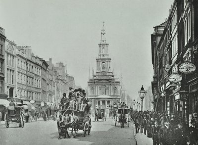 4-10 Strand, Westminster LB: elevações frontais, 1895 de English Photographer