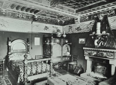 9 Melbury Road: quarto, 1890 de English Photographer