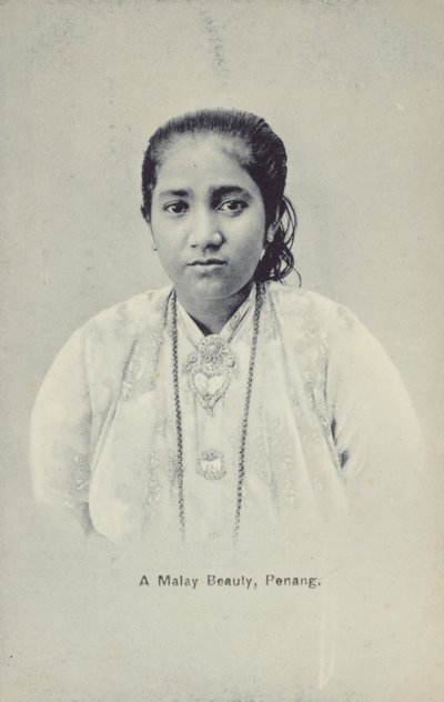 Uma beleza malaia, Penang (fotografia a preto e branco) de English Photographer