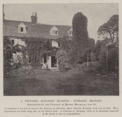 Um museu proposto de Kingsley, Eversley Rectory de English Photographer