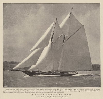 Um record breaker em Cowes de English Photographer
