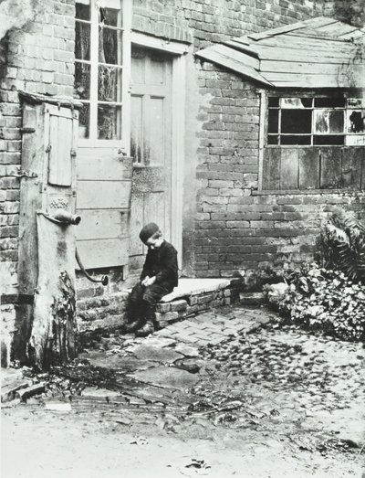Um garoto em Frogmore, Londres, 1888 de English Photographer