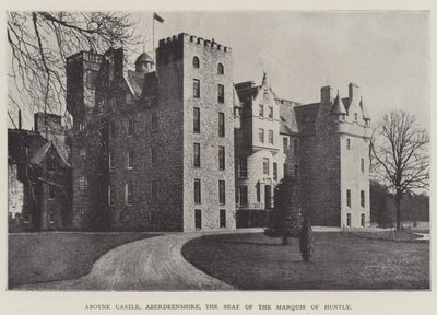 Aboyne Castle, Aberdeenshire, a sede do Marquês de Huntly de English Photographer