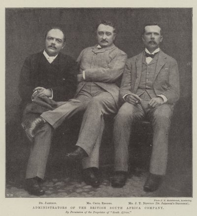 Administradores da Companhia Britânica da África do Sul de English Photographer