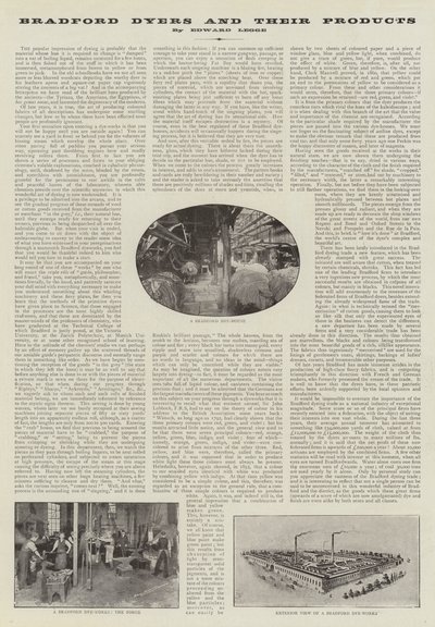 Propaganda, Bradford Dyers e seus produtos de English Photographer