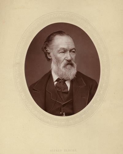 Alfred Elmore, pintor irlandês de assuntos históricos de English Photographer