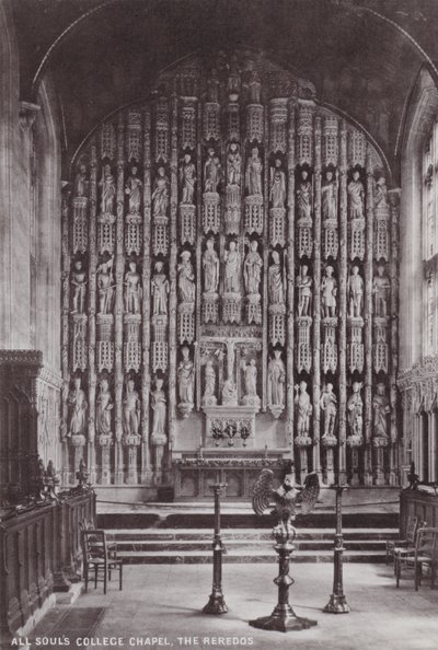 Capela da Faculdade All Souls, The Reredos de English Photographer