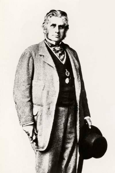 Augustus Henry Lane-Fox Pitt Rivers, retrato (foto a p/b) de English Photographer