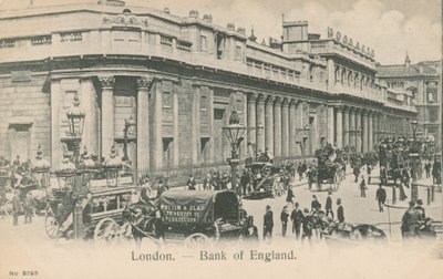 Banco da Inglaterra, Londres de English Photographer