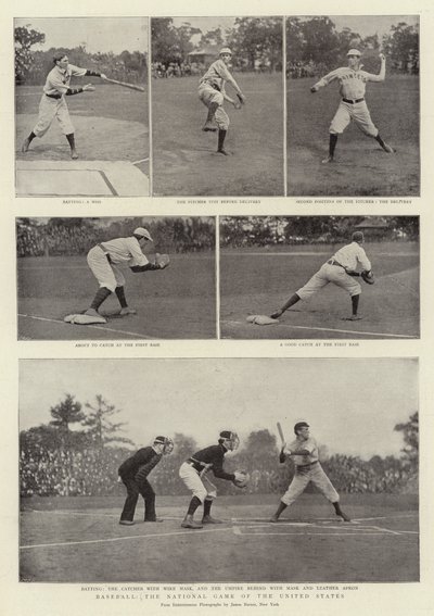 Baseball, o jogo nacional dos Estados Unidos de English Photographer