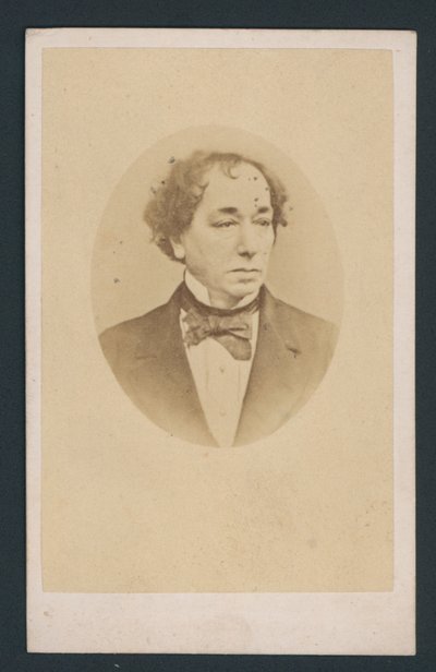 Benjamin Disraeli, cartão de visita de English Photographer