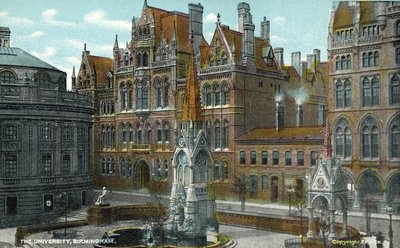 Universidade de Birmingham (foto colorida) de English Photographer
