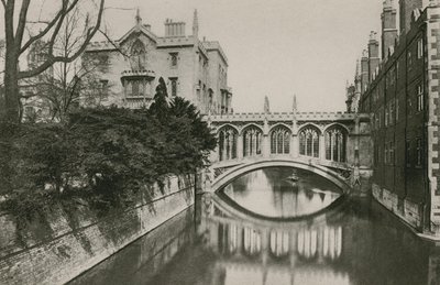 Ponte dos suspiros, faculdade de St Johns, Cambridge de English Photographer