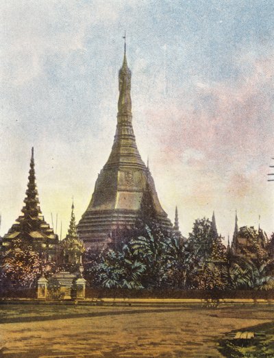 Birmânia / Myanmar: Pagode de Sule, Rangum (fotografia a cores) de English Photographer