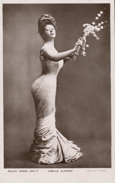 Camille Clifford, a Gibson Girl original (foto a p/b) de English Photographer
