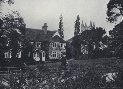 Canon Kingsley and his Home, Eversley Rectory, Hampshire (foto a p/b) de English Photographer