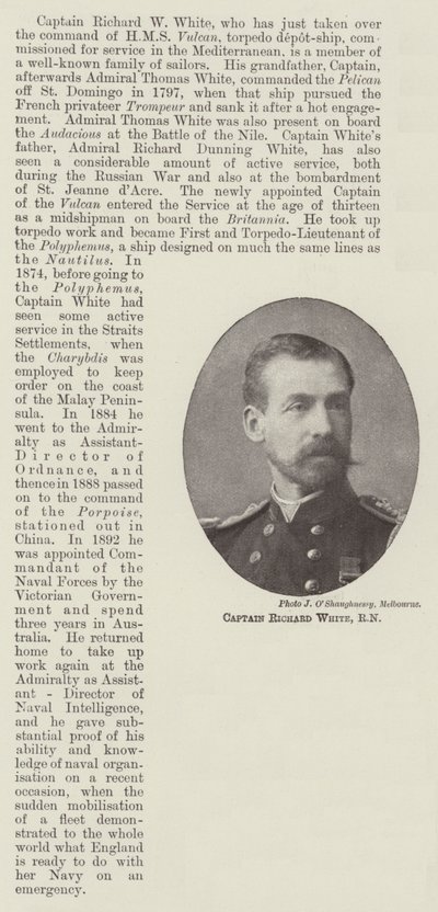 Capitão Richard White, RN de English Photographer