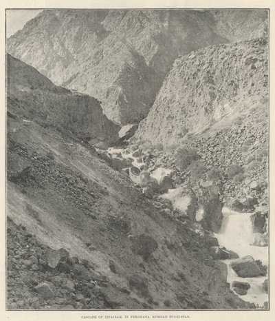 Cascata de Isfairam, em Ferghana, Turquemenistão de English Photographer