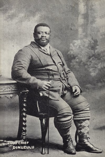 O título de Mpande, rei da nação zulu de English Photographer