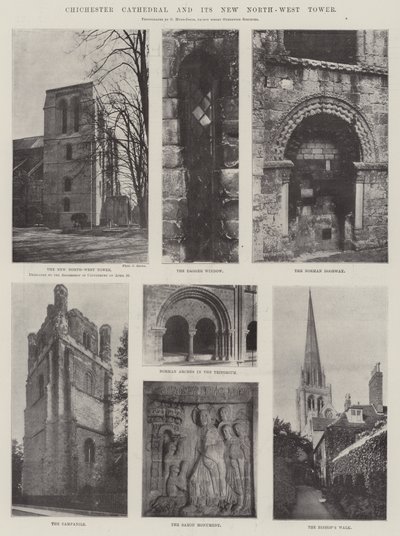 Catedral de Chichester e sua nova torre noroeste de English Photographer