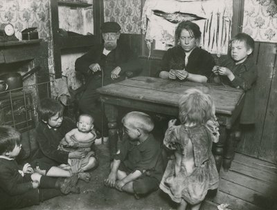Pobreza infantil, Londres de English Photographer