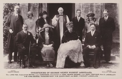 Batismo de George Henry Hubert Lascelles de English Photographer