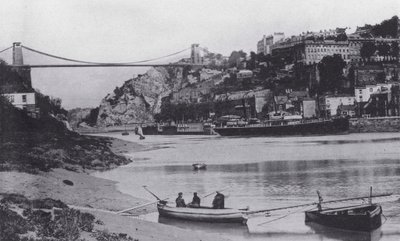 Clifton e Ponte de Suspensão (foto a p/b) de English Photographer