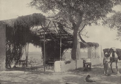 Cafetaria no Jardim da Virgem em Matariyeh, onde viveu Joseph de English Photographer