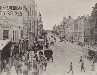 Collins Street, Melbourne de English Photographer