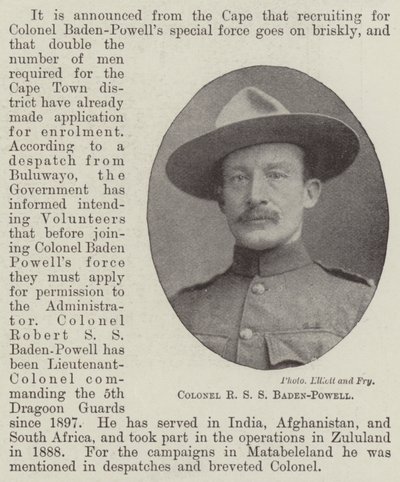 Coronel RSS Baden-Powell de English Photographer