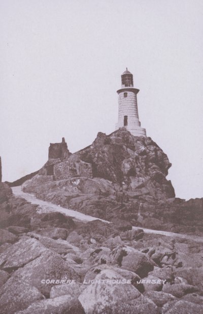 Corbiere Lighthouse Jersey (foto a p/b) de English Photographer