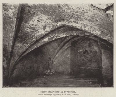 Cripta descoberta em Lowestoft de English Photographer