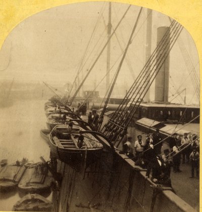 Baralho do Great Eastern, 1850-60 (impressão de albume) de English Photographer
