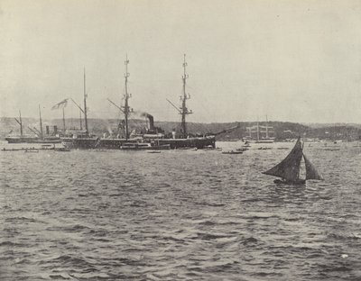Partida do HMS Calliope de English Photographer