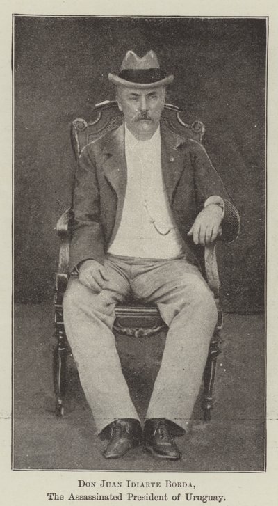 Don Juan Idiarte Borda, o Presidente Assassinado do Uruguai de English Photographer