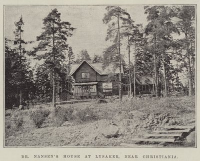 Dr. Nansens House em Lysaker, perto de Christiania de English Photographer