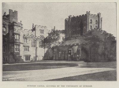 Castelo de Durham, ocupado pela Universidade de Durham de English Photographer