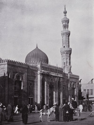 Egito: Mosque-Es-Seiydeh Zenab, Nossa Senhora Zenab (foto a p/b) de English Photographer