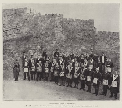 Inglês maçons em Jerusalém de English Photographer