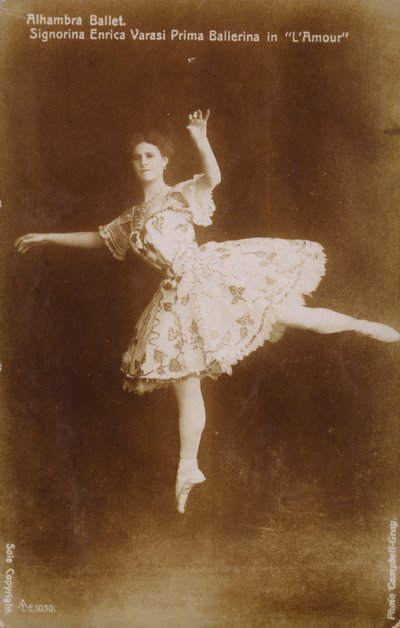 Enrica Varasi, primeira bailarina em L "Amour no Alhambra Ballet, Londres de English Photographer