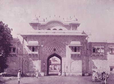 Entrada, maharajahs, palácio, jeypore de English Photographer