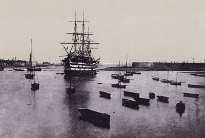 Porto de Entrada Portsmouth Harbour (foto a p/b) de English Photographer