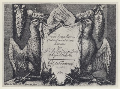 F Barlow, Diversae avium species, G Faithorne 1658 (foto a p/b) de English Photographer