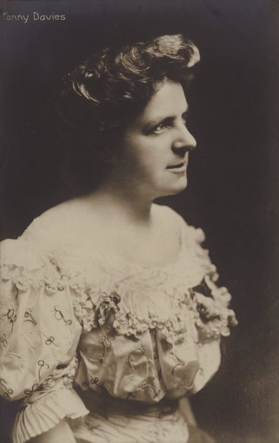 Fanny Davies, pianista britânica de English Photographer