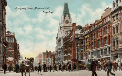 Farringdon Street, Memorial Hall, Londres (foto) de English Photographer