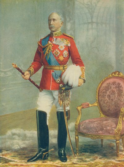 Marechal-de-campo Visconde Wolseley, Comandante-em-Chefe do Exército. No vestido cheio de um marechal-de-campo de English Photographer