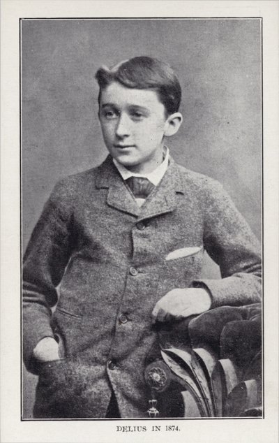 Frederick Delius em 1874 de English Photographer