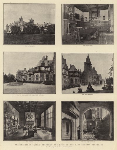 Castelo de Friedrichshof, Cronberg, o lar da imperatriz tardia Frederick de English Photographer
