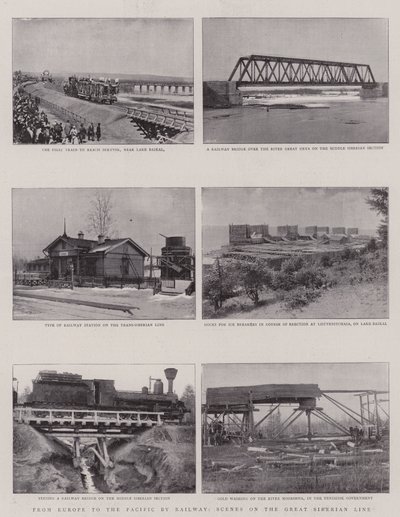 Da Europa ao Pacífico pela Ferrovia, Cenas da Grande Linha Siberiana de English Photographer