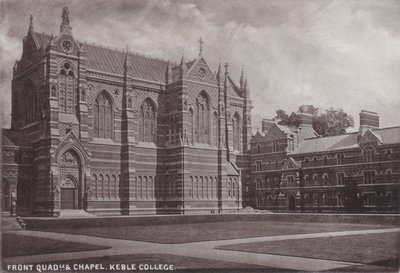 Quadrangle Front e Capela, Keble College de English Photographer
